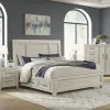 Intercon CR-BR-9765KS-WSL-C Intercon CR-BR-9765KS-WSL-C Carlson - King Storage Bed - Washed Linen