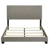 Coaster Fine Furniture 300851Q Dorian - Fabric Upholstered Queen Panel Bed - Taupe