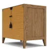 Riverside Furniture 51869 Halbrooke - 3 Drawer Nightstand - Light Brown
