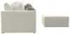 Jackson Furniture Industries 2235/37/31/36/12-16 Jackson Furniture Industries 2235/37/31/36/12-16 Ritzy - 3 Piece Modular Sofa And 1 Included Cocktail Ottoman - Bone