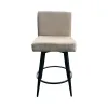 Intercon BS-BS-110C-CHM-C24 Metal Base Barstools - Barstool With Parsons Seat - Champagne