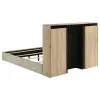 Coaster Fine Furniture 223111KE Arielle - Eastern King Bookcase Panel Storage Bed - Light Oak