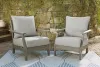 Ashley Furniture P802-820 Visola - Lounge Chair w/Cushion (Set of 2) - Gray