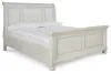Ashley Furniture B742B23 Robbinsdale - Queen Sleigh Bed - Antique White