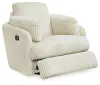 Ashley Furniture 9490261 Ashley Furniture 9490261 Tie-Breaker - Swivel Glider Recliner - Ivory