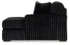 Ashley Furniture 98103S9 Ashley Furniture 98103S9 Midnight-Madness - 3-Piece Sectional With Raf Corner Chaise - Onyx