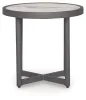 Ashley Furniture PCP510-706 Ashley Furniture PCP510-706 Ocean Beach - Round End Table - Gray
