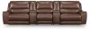Ashley Furniture PCU62607S39 Ashley Furniture PCU62607S39 DeepWakes - 5-Piece Power Reclining Sectional With Power Armless Recliner And 2 Storage Consoles - Canyon
