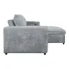 New Classic 27-U1812G-2NP Finn - 2 Piece Sectional (LAF Sofa/Chaise) - Gray