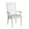 Samuel Lawrence Furniture S786-155 Valley Ridge - Dining Arm Chair - White