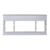Liberty Furniture 244-AT2002 Magnolia Manor - 3 Drawer Hall Console Table - Antique White