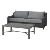 New Classic G807G-30S New Classic G807G-30S Skye - 2 Piece Outdoor Set (Sofa & Slat Top Coffee Table) - Gray
