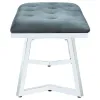 CoasterElevations 109453 Beaufort - Velvet Upholstered Dining Bench - Steel Gray