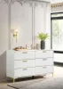 CoasterEveryday 224403 Kendall - 6-Drawer Dresser - White