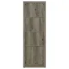 Coaster Fine Furniture 707726 Burke - 3-Shelf Engineered Wood Media Tower - Gray Driftwood