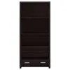 CoasterEveryday 800905 Skylar - 5-Shelf Bookcase With Drawer - Cappuccino