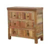 CoasterElevations 950366 Harper - 4-Drawer Solid Reclaimed Wood Accent Cabinet - Brown