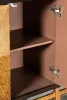 CoasterElevations 953497 Zira - 4-Door Wood Parquet Storage Accent Cabinet - Brown