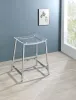 Coaster Fine Furniture 182358 Jovani - Acrylic Backless Counter Stool (Set of 2) - Chrome
