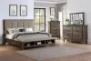 New Classic 00-594G-34C New Classic 00-594G-34C Cagney - 5/0 Queen 4 Piece Bedroom Set (Bed & Dresser & Mirror & Chest) - Vintage