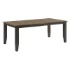 Intercon BE-TA-4278-BWA-C Intercon BE-TA-4278-BWA-C Beacon - Dining Table - Charcoal / Walnut