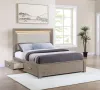 Coaster Fine Furniture 224850KW Kenora - California King LED Storage Bed - Barley Brown