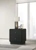 Coaster Fine Furniture 223662 Cavelle - 2-Drawer Nightstand Bedside Table - Black