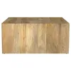 Coaster Fine Furniture 706838 Benton - Square Solid Mango Wood Coffee Table - Natural