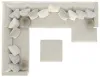 Jackson Furniture Industries 2235/36/31/59/76/12-16 Jackson Furniture Industries 2235/36/31/59/76/12-16 Ritzy - 6 Piece Modular Sectional (RSF Chaise) And 1 Included Cocktail Ottoman - Bone