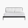 Intercon MB-BR-FRMKNG-MTE-C Metal Beds - Farmhouse King Metal Bed - Matte Black