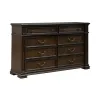 Liberty Furniture 765-BR31 Provence Park - 8 Drawer Dresser - Chateau Brown