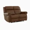 Liberty Furniture 7029VB-23P Liberty Furniture 7029VB-23P Carlton - Loveseat P3 & ZG - Vintage Brown