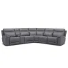 Liberty Furniture 7007BG-UPH-6PCSEC Cooper - 6 Piece Sectional - Blue Gray