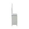 Liberty Furniture 781-BR-DM Reflections - Dresser & Mirror - Pearl White / Rhinestone