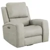 Coaster Fine Furniture 603436PPP Brickston - Triple Power Swivel Glider Recliner - Gray