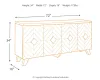 Ashley Furniture A4000031 Robin Ridge - Accent Cabinet - Brown / Beige