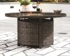 Ashley Furniture P750-776 Paradise Trail - Round Fire Pit Table - Medium Brown