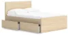 Ashley Furniture EB9632B11 Ashley Furniture EB9632B11 Onita - Full Panel Platform Bed With 1 Side Storage - Natural