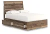 Ashley Furniture PCB3367B28 Ashley Furniture PCB3367B28 Chirason - Full Panel Bed With Storage - Brown