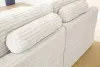 Ashley Furniture PC84304S1 Fannin - 4-Piece Sectional With Ottoman - Ivory