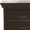 Pulaski Furniture P012-BR-K5-KIT5 Pulaski Furniture P012-BR-K5-KIT5 Caldwell - California King Panel Bed, 2 Nightstands, Drawer Dresser With Mirror And Drawer Chest - Smoked Molasses