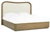 Pulaski Furniture BP432-180KG Pulaski Furniture BP432-180KG Leeza - King Upholstered Panel Bed - Brown