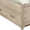 Samuel Lawrence Furniture S496-YBR-K11 River Creek - Full Panel Bed with Trundle - River Birch Brown