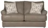 Jackson Furniture Industries 248202-1273/56-3073/56 Prato - Leather Loveseat - Putty