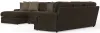 Jackson Furniture Industries 4376/72/75/30-49 Jackson Furniture Industries 4376/72/75/30-49 Mammoth - 3 Piece Sectional With LSF Chaise - Chocolate