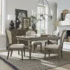 Liberty Furniture 615-DR-O5LTS Americana Farmhouse - 5 Piece Leg Table Set - Dusty Taupe