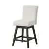 New Classic D4125-28-WHT New Classic D4125-28-WHT High Line - Swivel Counter Chair (Set of 2) - White