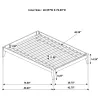 CoasterEssence 300555T Hounslow - Twin Universal Platform Bed - Cappuccino