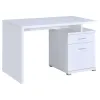 CoasterEveryday 800110 Irving - 2-Drawer Office Computer Desk - White