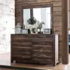 Furniture of America CM7576M Hankinson - Mirror - Rustic Natural Tone